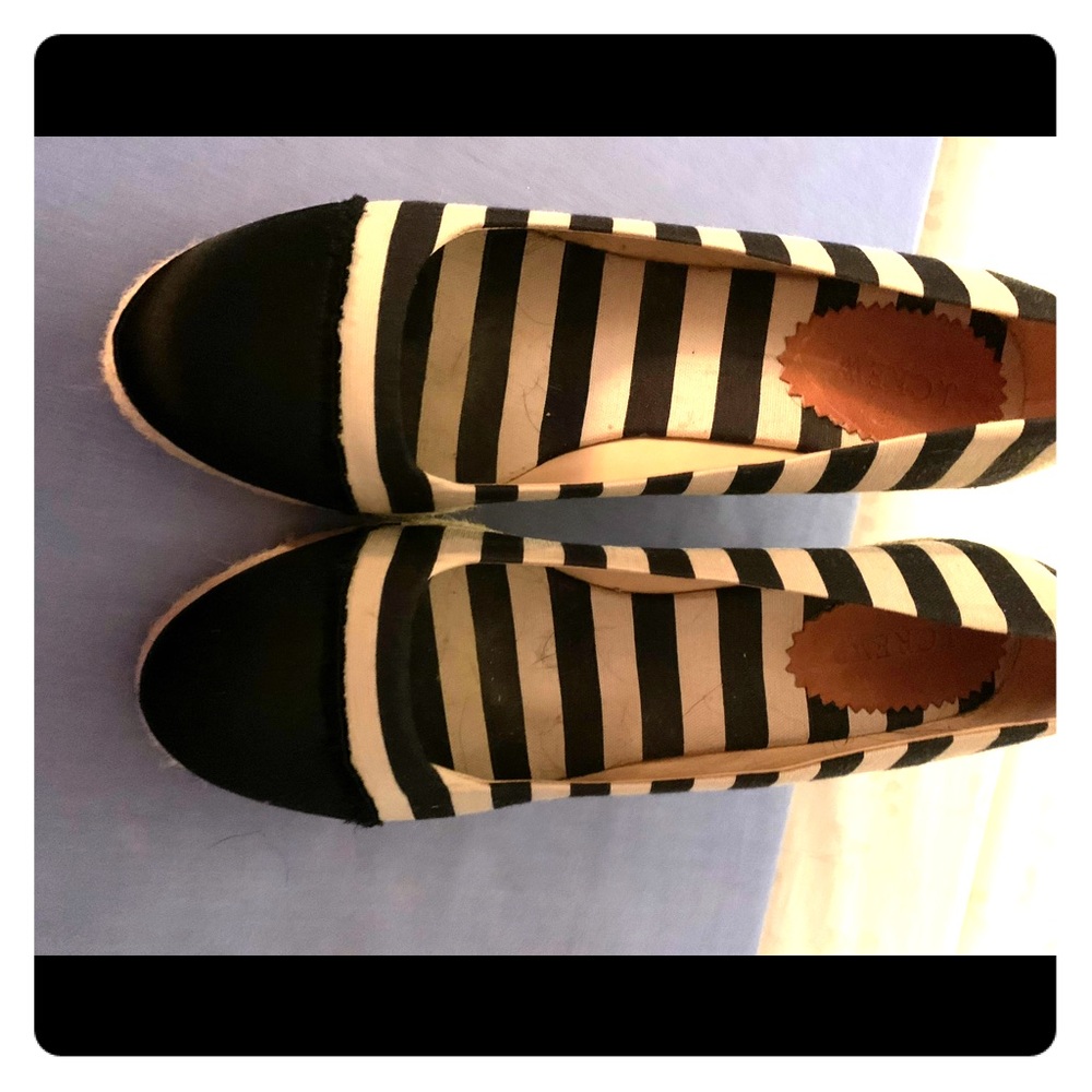 JCREW Striped Espadrilles